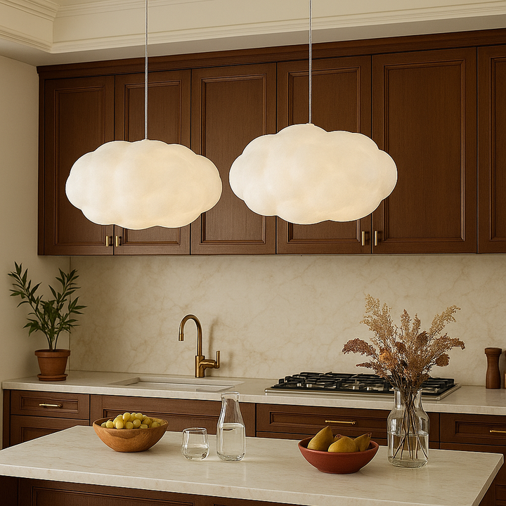 Cloudara: Lampada a sospensione LED Design – elegante lampada a forma di nuvola per soggiorno e sala da pranzo
