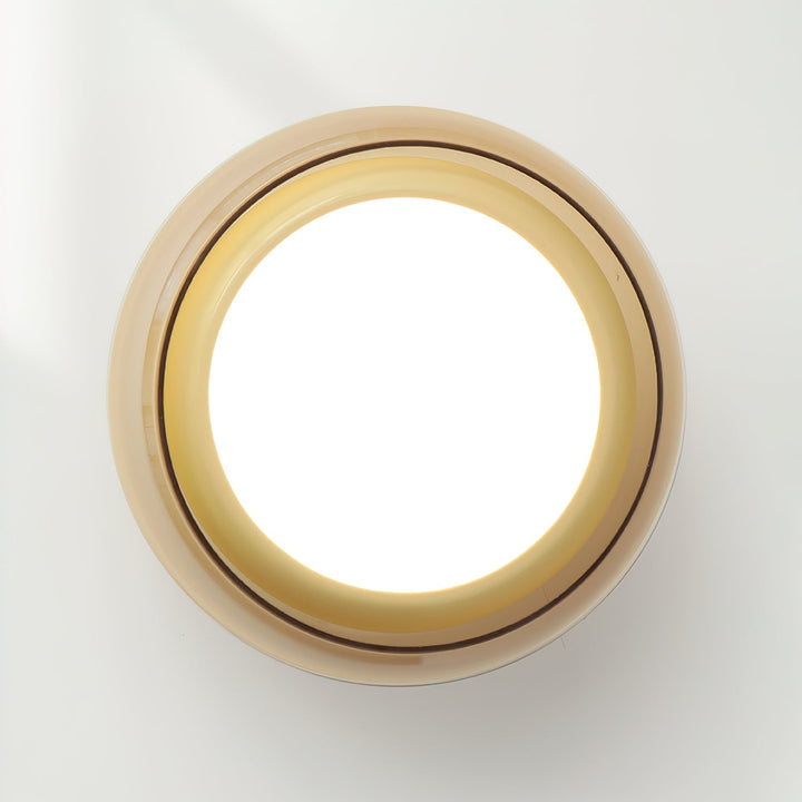 Cognora: Lampada da soffitto LED in vetro retro – Lampada da soffitto elegante per soggiorno e camera da letto