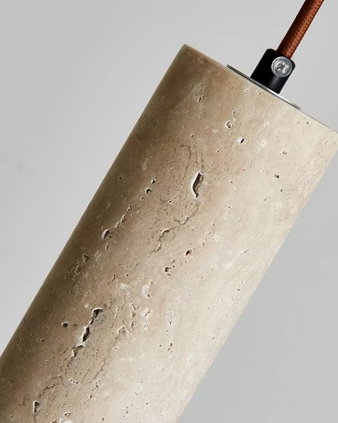ColonnaLicht: Lampada a sospensione moderna – esclusiva lampada in pietra con forma architettonica, elegante per lounge e corridoio