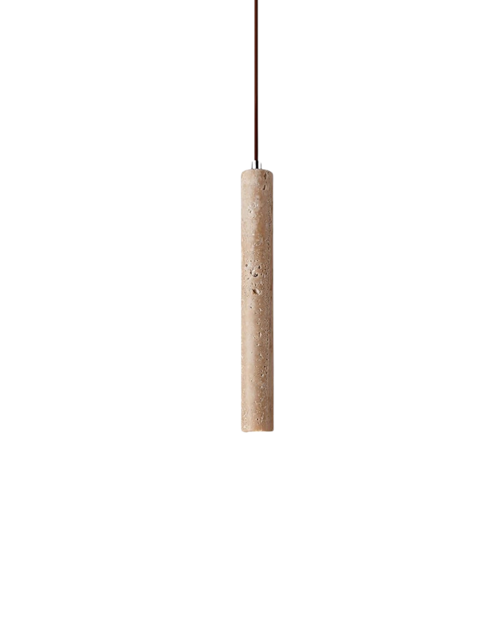 ColonnaLicht: Lampada a sospensione moderna – esclusiva lampada in pietra con forma architettonica, elegante per lounge e corridoio