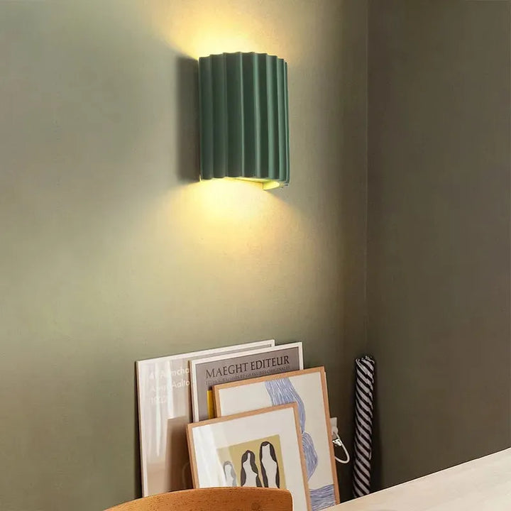 ColoraGlow: Lampada da Parete LED Rotonda – Lampada Moderna per Accenti di Colore per Camera da Letto e Cameretta