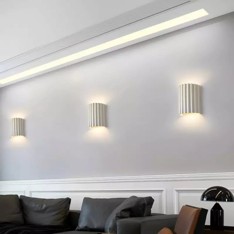 ColoraGlow: Lampada da Parete LED Rotonda – Lampada Moderna per Accenti di Colore per Camera da Letto e Cameretta