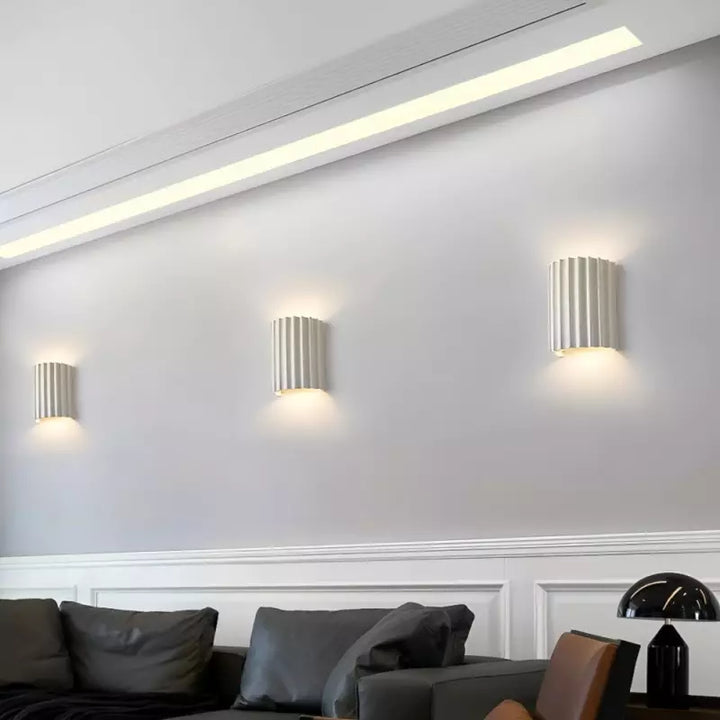ColoraGlow: Lampada da Parete LED Rotonda – Lampada Moderna per Accenti di Colore per Camera da Letto e Cameretta
