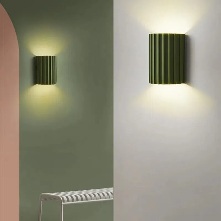 ColoraGlow: Lampada da Parete LED Rotonda – Lampada Moderna per Accenti di Colore per Camera da Letto e Cameretta