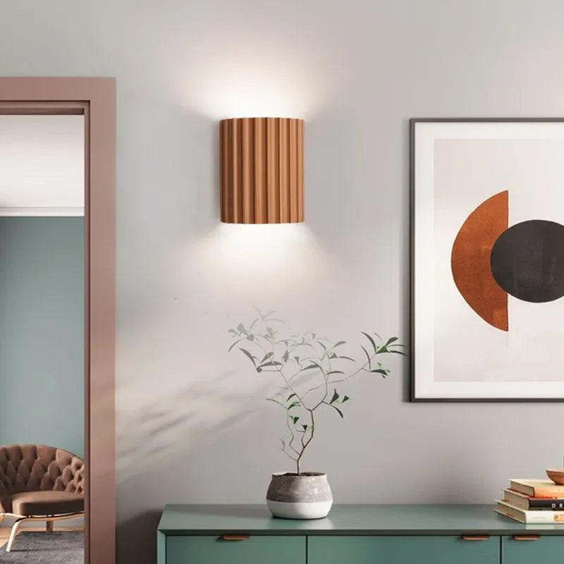 ColoraGlow: Lampada da Parete LED Rotonda – Lampada Moderna per Accenti di Colore per Camera da Letto e Cameretta