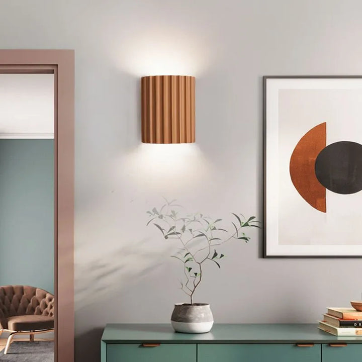 ColoraGlow: Lampada da Parete LED Rotonda – Lampada Moderna per Accenti di Colore per Camera da Letto e Cameretta