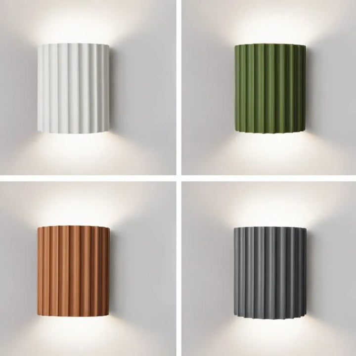 ColoraGlow: Lampada da Parete LED Rotonda – Lampada Moderna per Accenti di Colore per Camera da Letto e Cameretta
