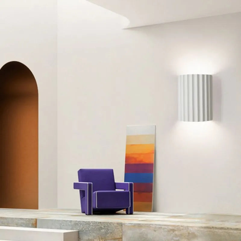 ColoraGlow: Lampada da Parete LED Rotonda – Lampada Moderna per Accenti di Colore per Camera da Letto e Cameretta