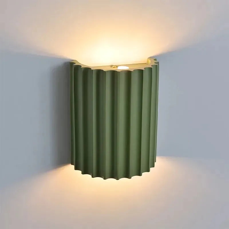 ColoraGlow: Lampada da Parete LED Rotonda – Lampada Moderna per Accenti di Colore per Camera da Letto e Cameretta