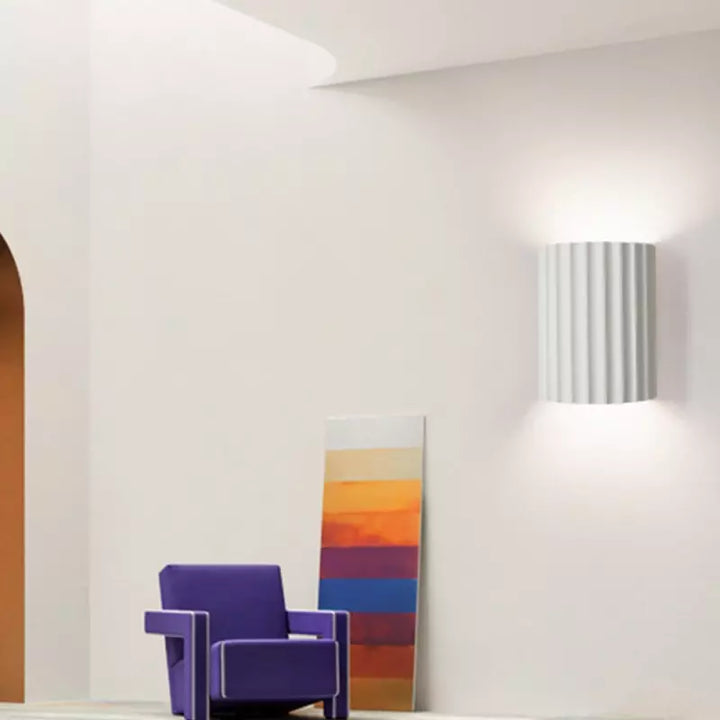 ColoraGlow: Lampada da Parete LED Rotonda – Lampada Moderna per Accenti di Colore per Camera da Letto e Cameretta