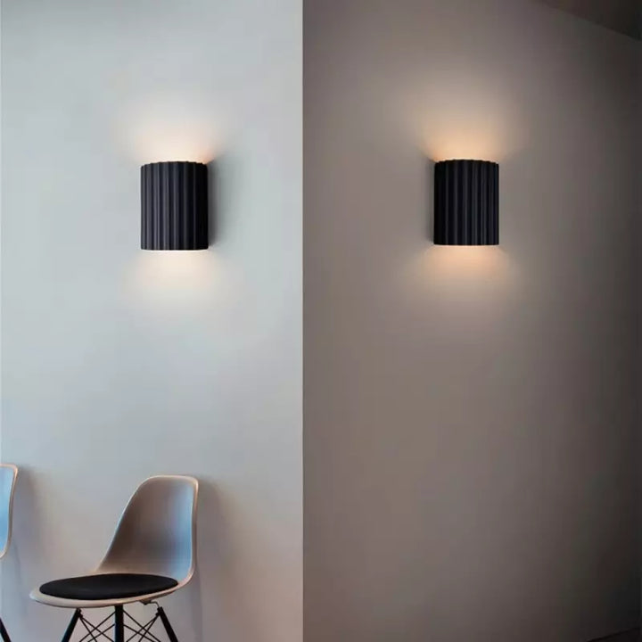 ColoraGlow: Lampada da Parete LED Rotonda – Lampada Moderna per Accenti di Colore per Camera da Letto e Cameretta