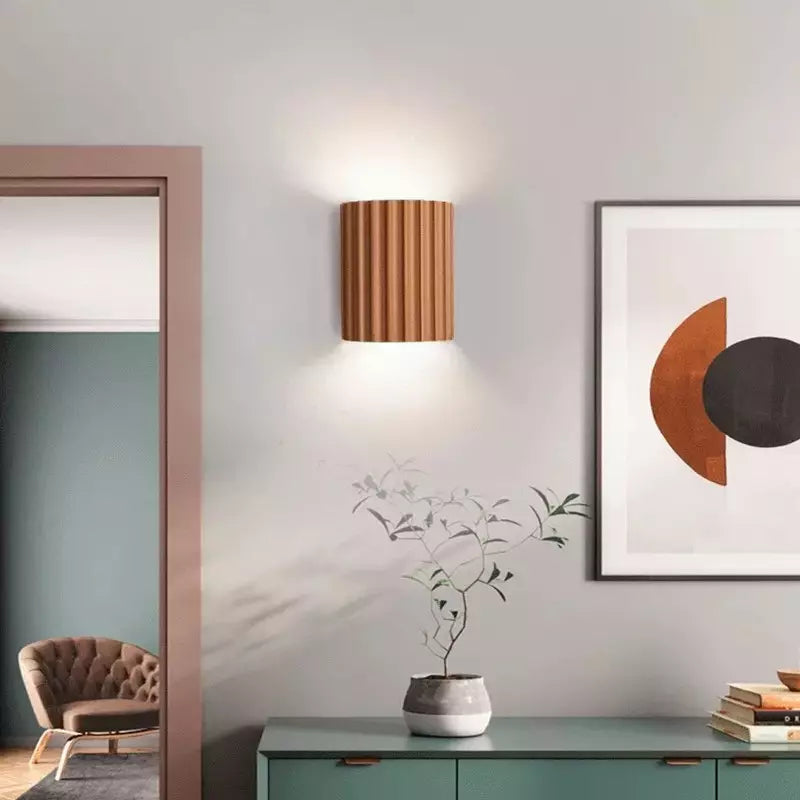 ColoraGlow: Lampada da Parete LED Rotonda – Lampada Moderna per Accenti di Colore per Camera da Letto e Cameretta