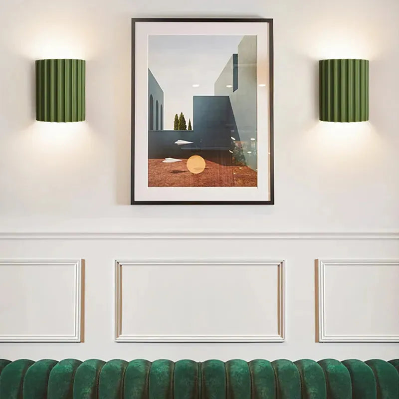 ColoraGlow: Lampada da Parete LED Rotonda – Lampada Moderna per Accenti di Colore per Camera da Letto e Cameretta