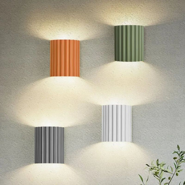ColoraGlow: Lampada da Parete LED Rotonda – Lampada Moderna per Accenti di Colore per Camera da Letto e Cameretta
