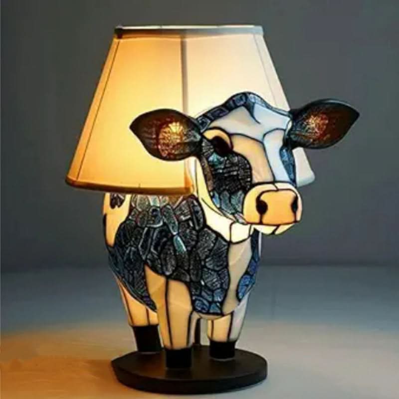 CompanionLight: Lampada da tavolo artistica a LED con razze canine popolari e porta USB – per mensole e comodini