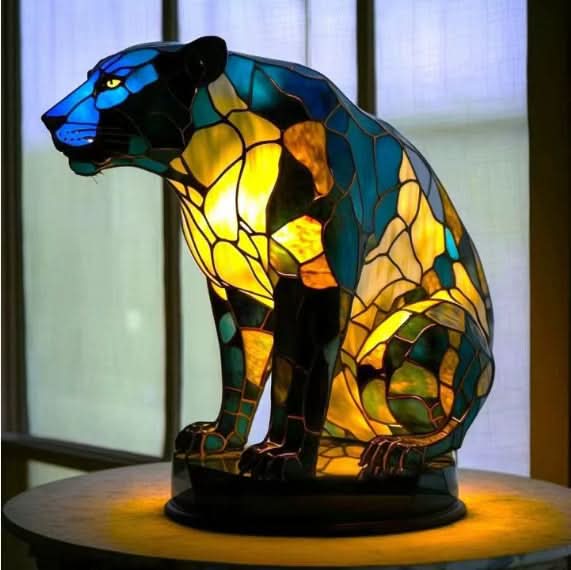 CompanionLight: Lampada da tavolo artistica a LED con razze canine popolari e porta USB – per mensole e comodini