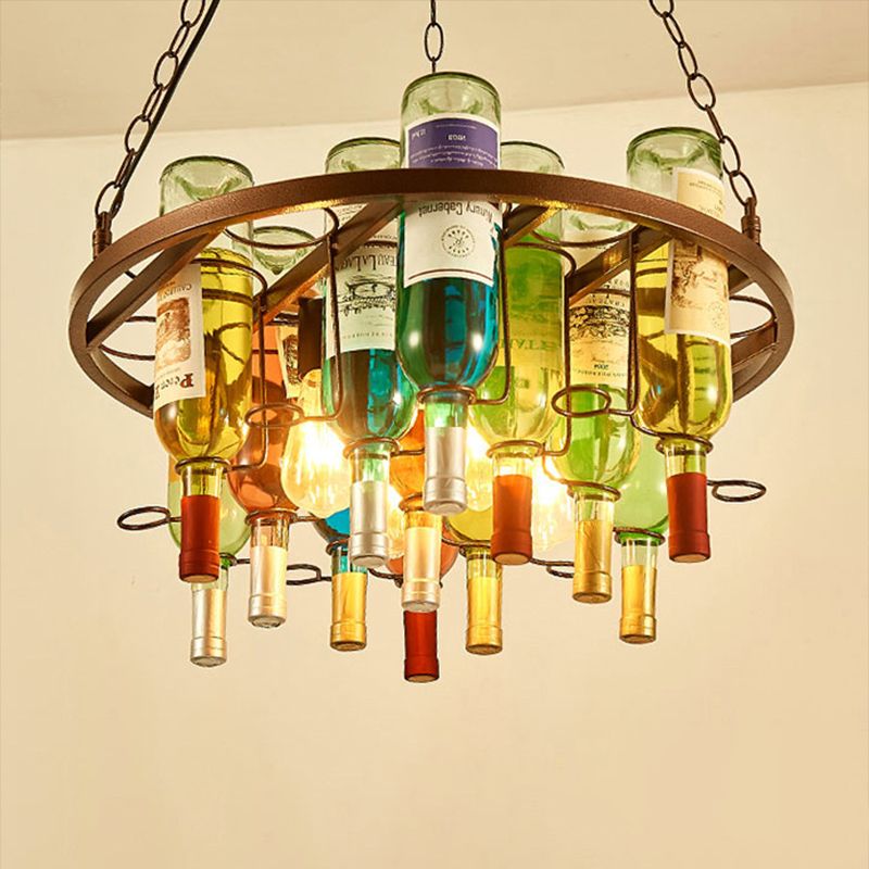 Corvella: Lampada a sospensione antica in design bottiglia di vino – per camere da letto e soggiorni