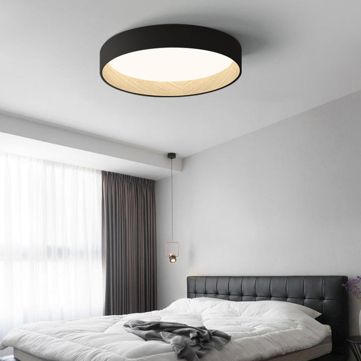 Corvyn: Moderno lampadario a LED in metallo nero – per sala da pranzo e soggiorno