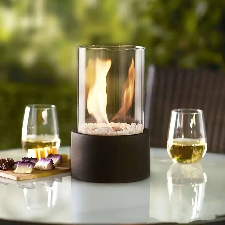 COSYFLAME – Camino da Tavolo Moderno con Fiamme Reali e Combustibile Bioetanolo Senza Fumi