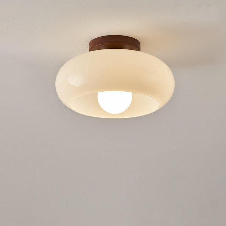 Creamara: Lampada da soffitto LED Bauhaus – design moderno &amp; vetro