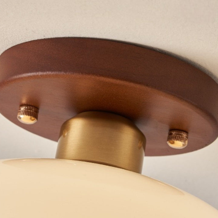 Creamara: Lampada da soffitto LED Bauhaus – design moderno &amp; vetro