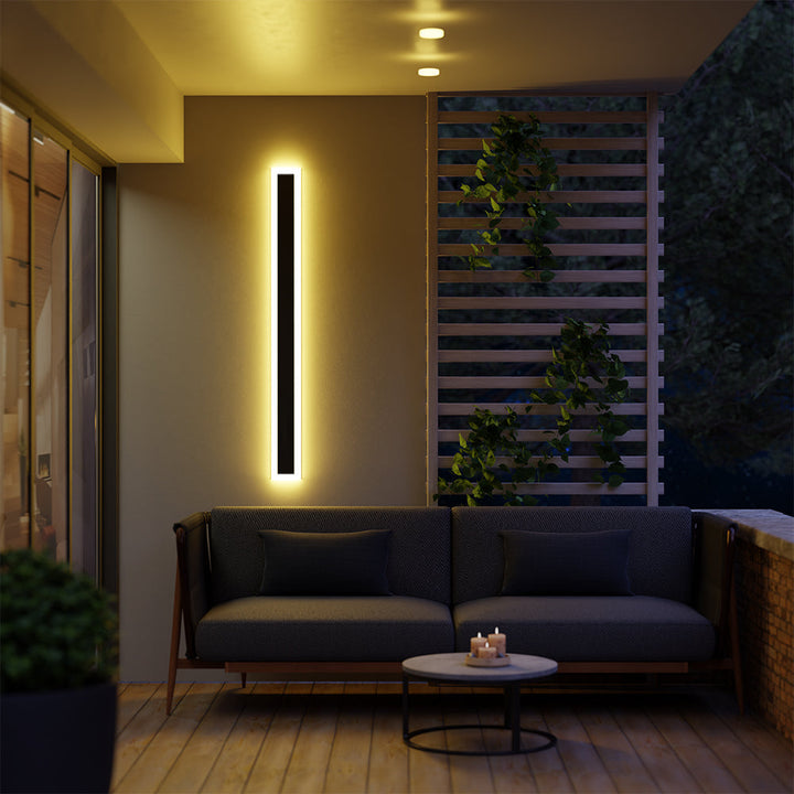 Cryla: Lampada da parete LED lineare per esterni – Lampada da parete resistente alle intemperie per giardino e terrazza