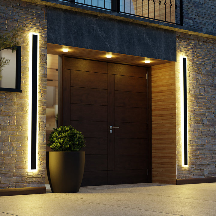 Cryla: Lampada da parete LED lineare per esterni – Lampada da parete resistente alle intemperie per giardino e terrazza
