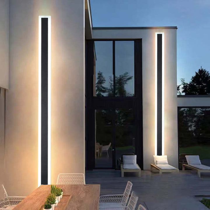Cryla: Lampada da parete LED lineare per esterni – Lampada da parete resistente alle intemperie per giardino e terrazza