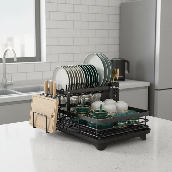 KITCHENFORM – Stendibiancheria pieghevole in acciaio inossidabile, design salvaspazio per cucine moderne
