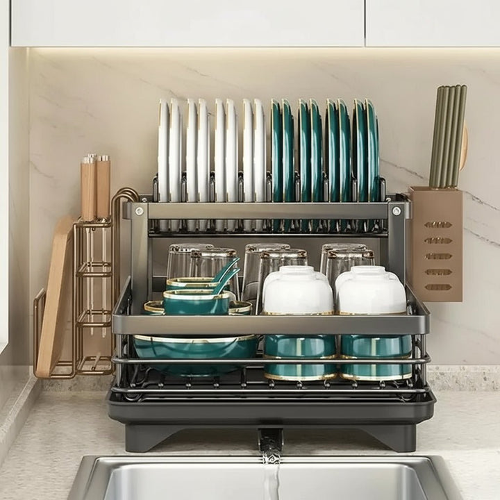 KITCHENFORM – Stendibiancheria pieghevole in acciaio inossidabile, design salvaspazio per cucine moderne