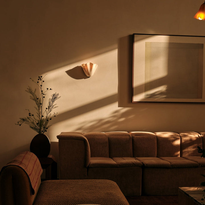 DekoMuschel: Applique in vetro classico LED 1 fiamma in stile conchiglia – per camere da letto e soggiorni
