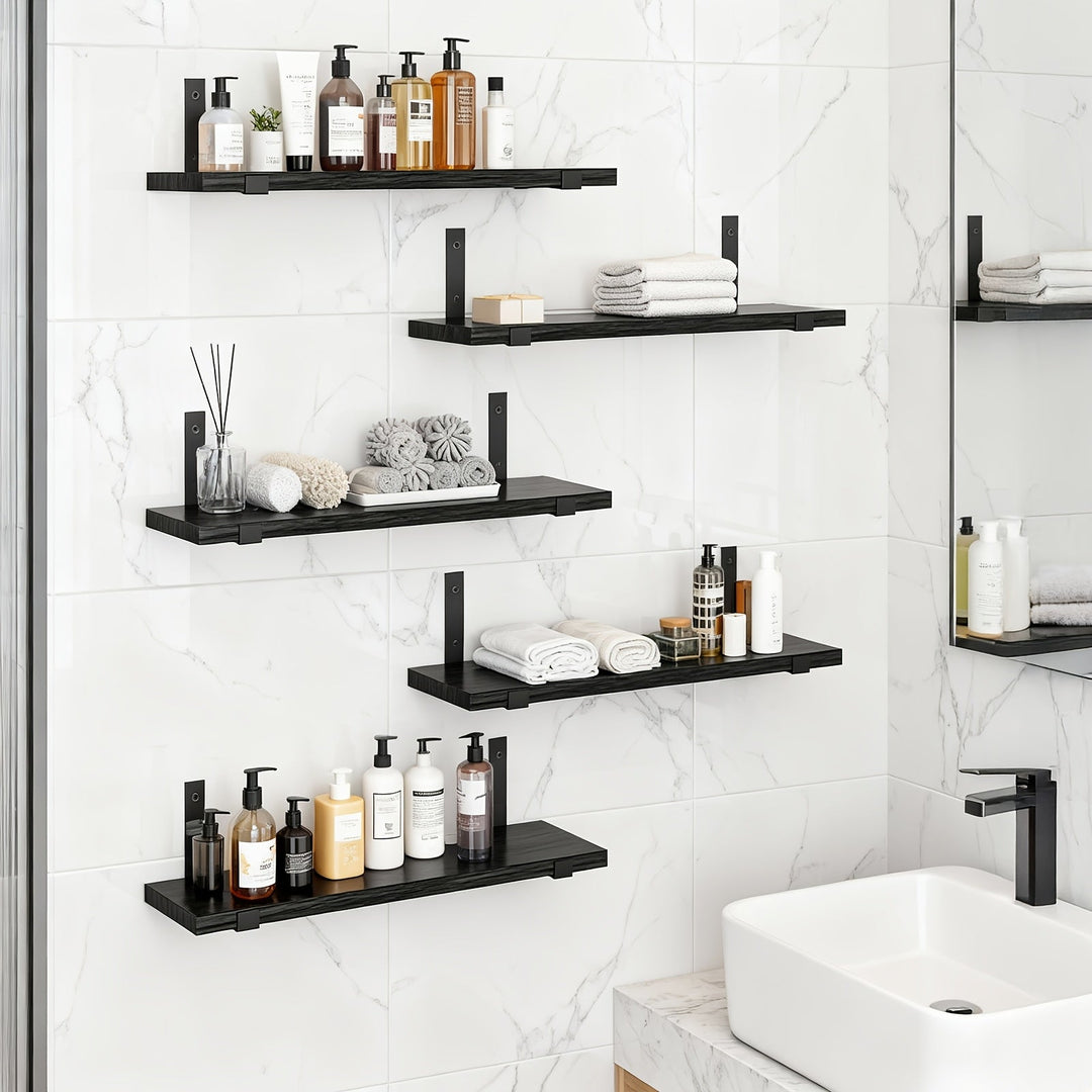 DekoTrend: Mensole moderne – durevoli, decorative e versatili con design sospeso per ufficio e corridoio