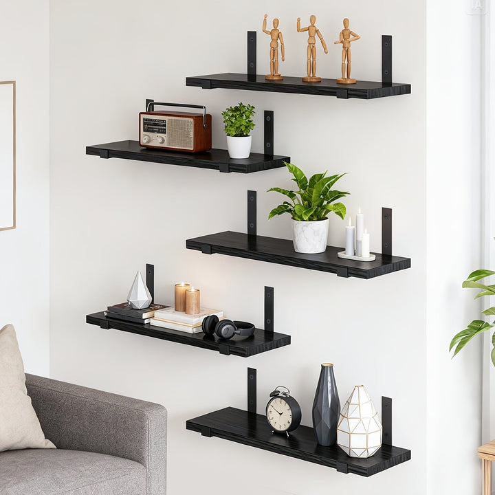DekoTrend: Mensole moderne – durevoli, decorative e versatili con design sospeso per ufficio e corridoio