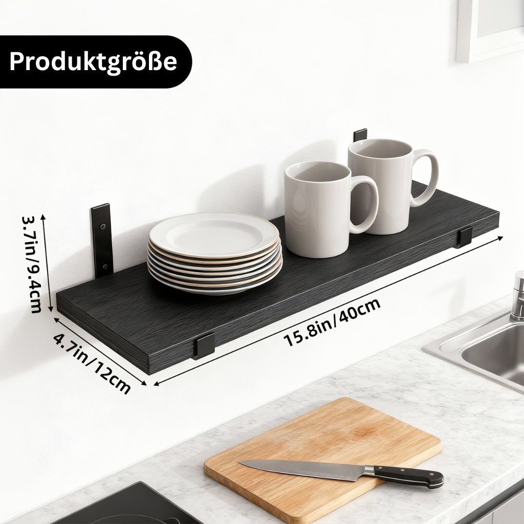 DekoTrend: Mensole moderne – durevoli, decorative e versatili con design sospeso per ufficio e corridoio