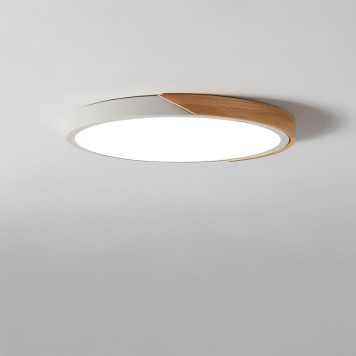 DelphiLicht: Plafoniera quadrata in legno e ferro LED dimmerabile con diffusore in acrilico – per sala da pranzo e soggiorno
