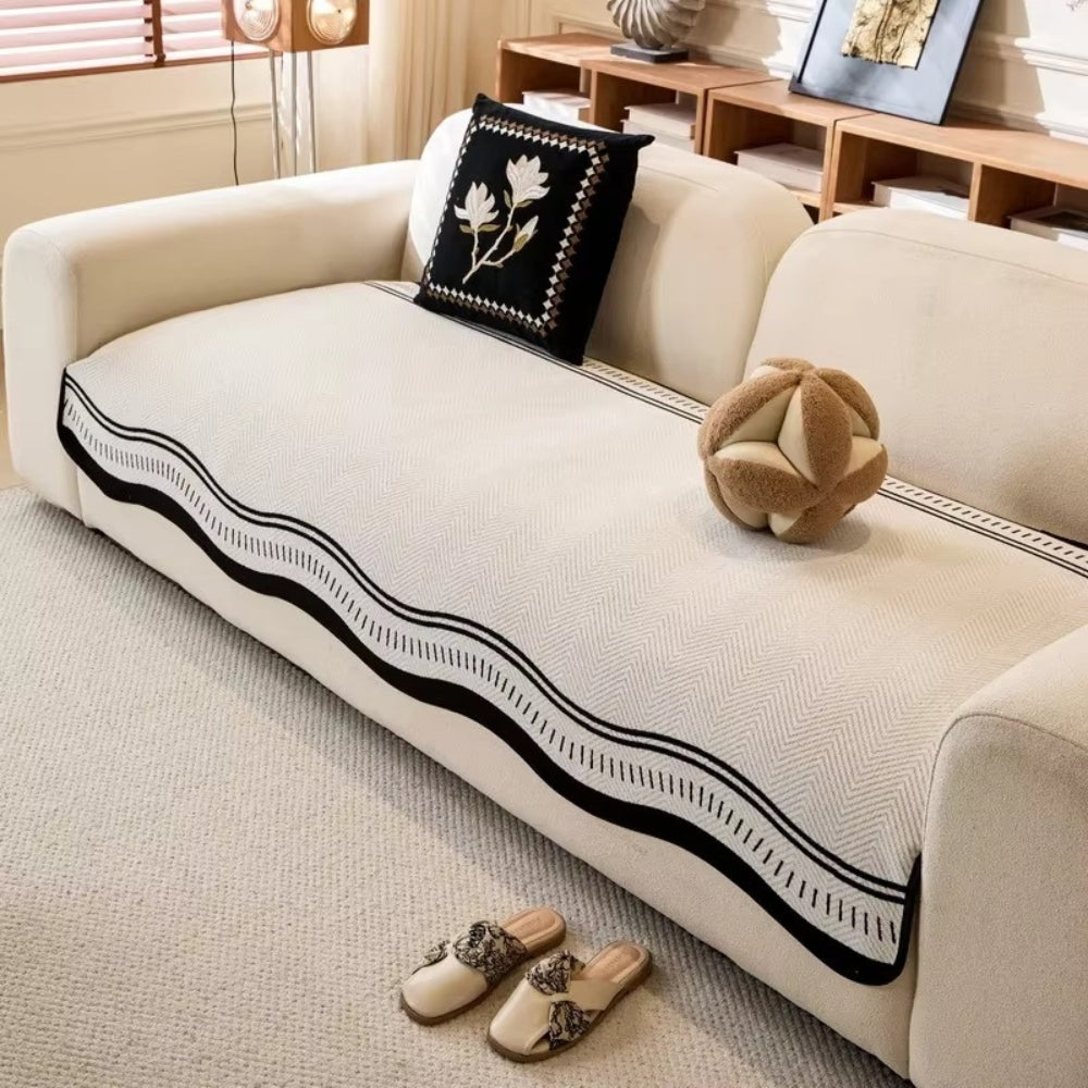 Copertura per Divano Antiscivolo Modern Wave