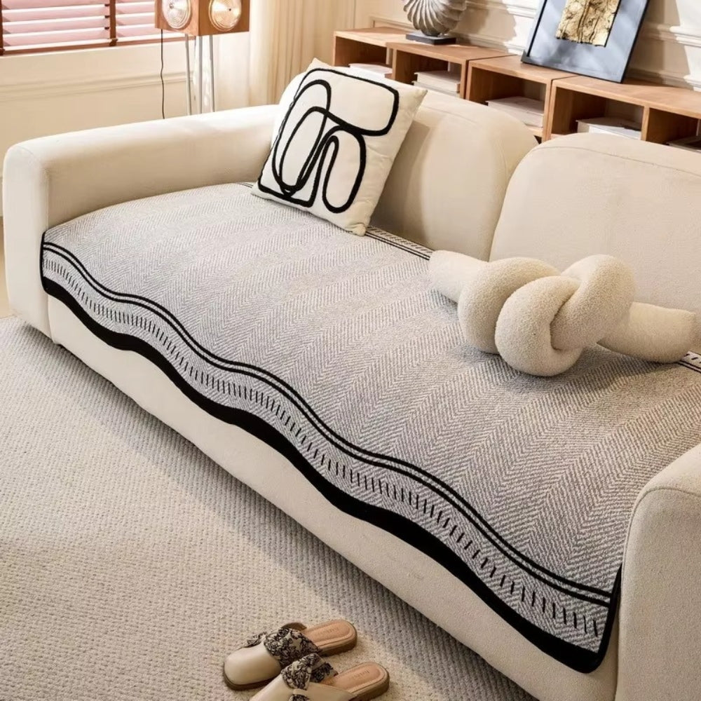 Copertura per Divano Antiscivolo Modern Wave