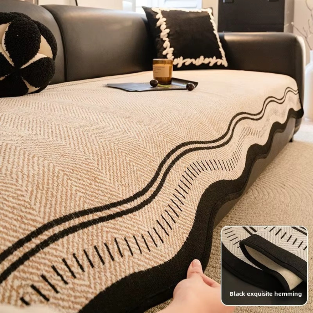 Copertura per Divano Antiscivolo Modern Wave