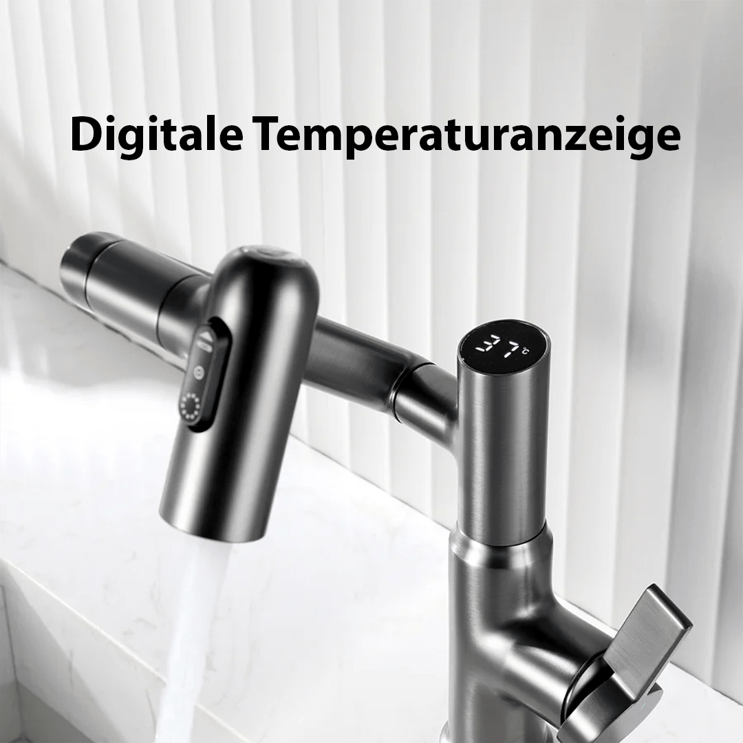 AQUATWIST 360° Rubinetto da Cucina – Rotabile e Stiloso per una Vita Moderna
