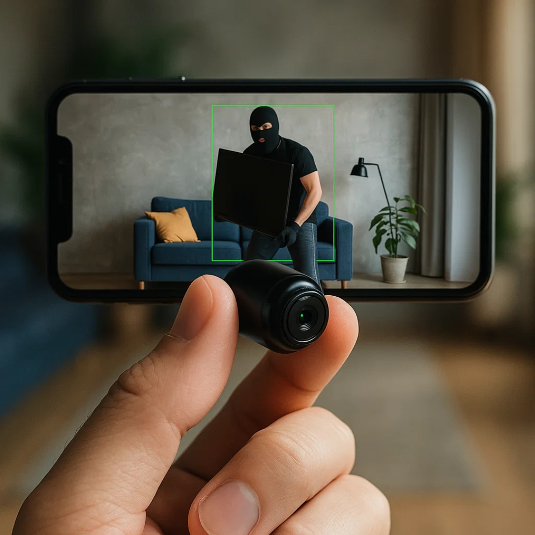 Mini Telecamera Wireless Nascosta con Audio per Sorveglianza Domestica