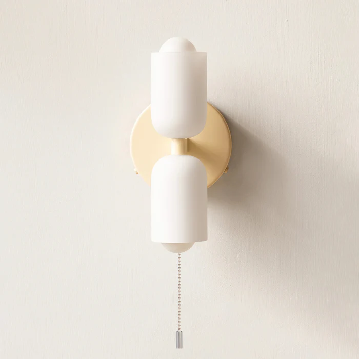 DuoLux: Applique LED moderna 2-fiamme – elegante e decorativa per soggiorni e sale da pranzo
