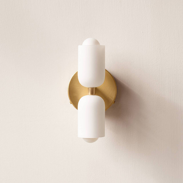 DuoLux: Applique LED moderna 2-fiamme – elegante e decorativa per soggiorni e sale da pranzo