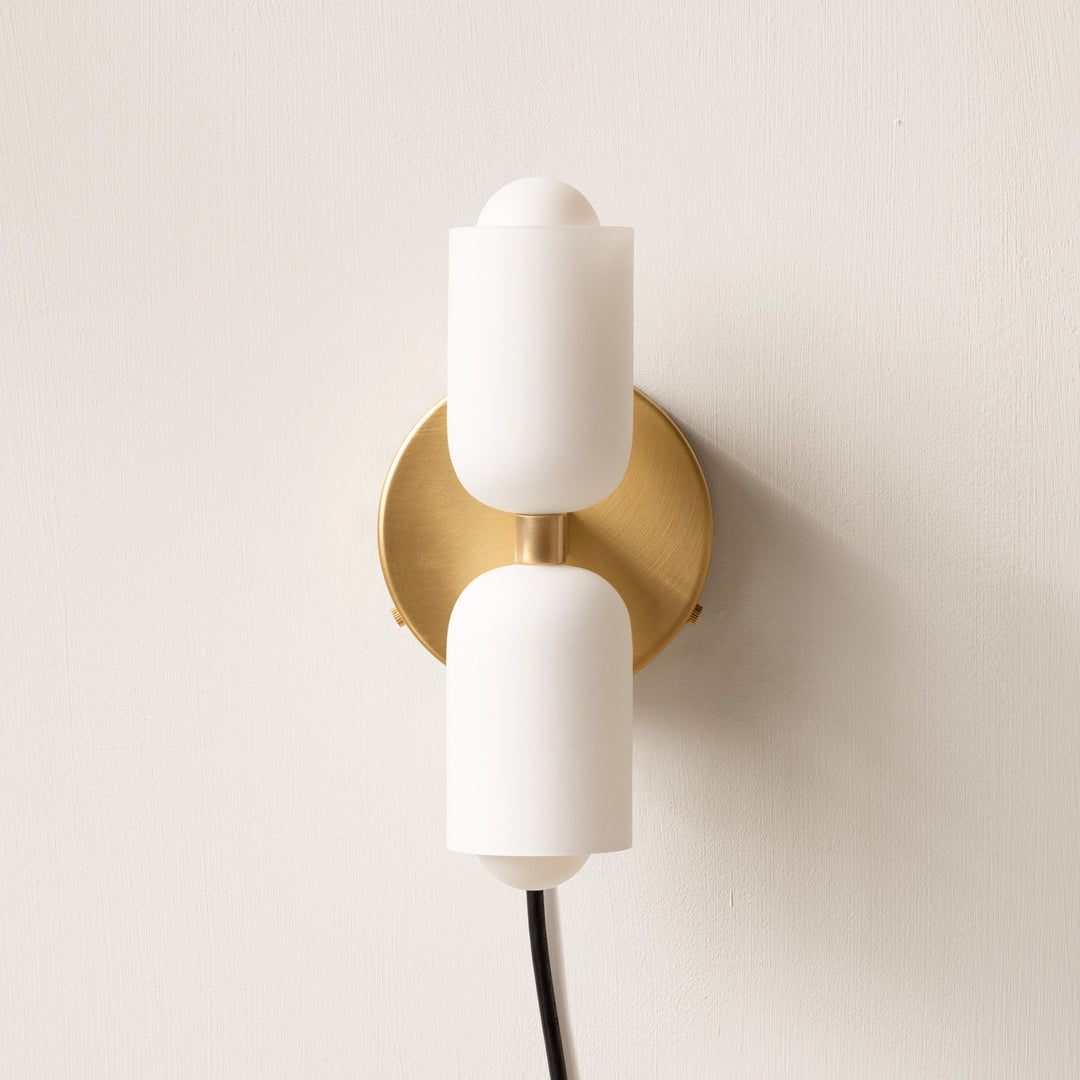 DuoLux: Applique LED moderna 2-fiamme – elegante e decorativa per soggiorni e sale da pranzo
