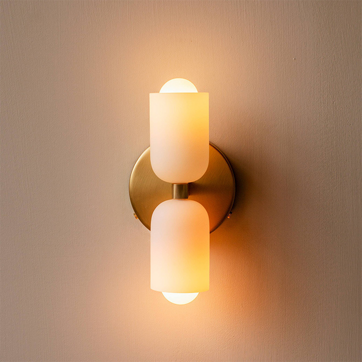 DuoLux: Applique LED moderna 2-fiamme – elegante e decorativa per soggiorni e sale da pranzo