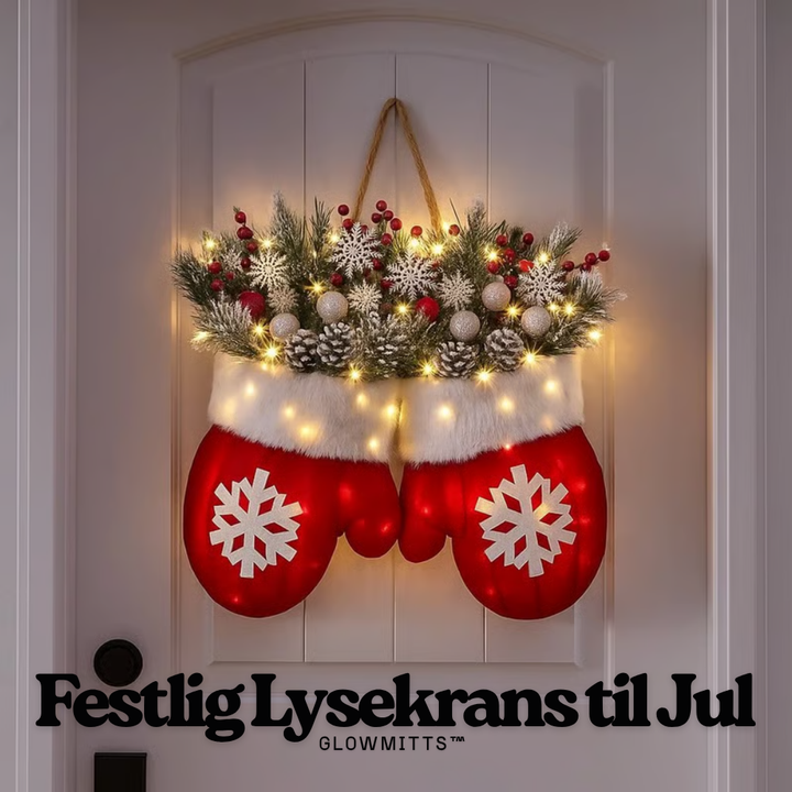 GlowMitts™ – Corona Luminescente Festiva per Natale