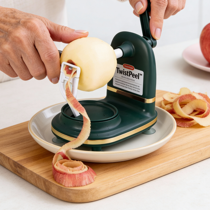 TwistPeel™ – Pelapatate a manovella regolabile per frutta e verdura