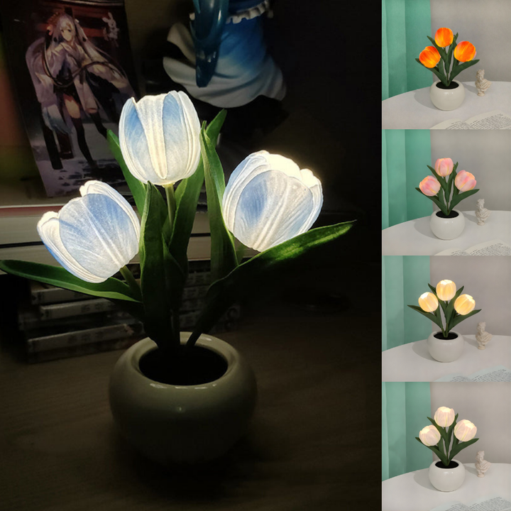 FloralLume™ – Lampada Notturna LED Tulipano Romantico