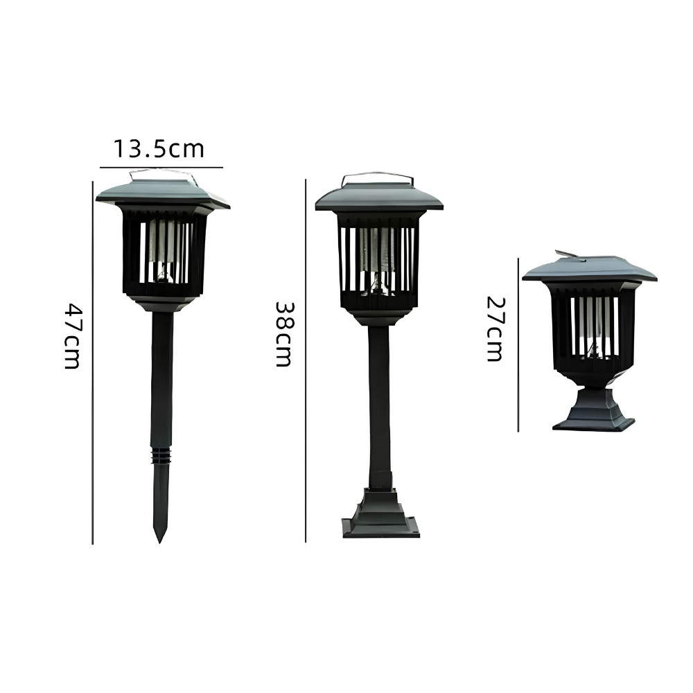 BuzzLight™ – 2-en-1 Lampe de Jardin Solaire et Tueur de Moustiques