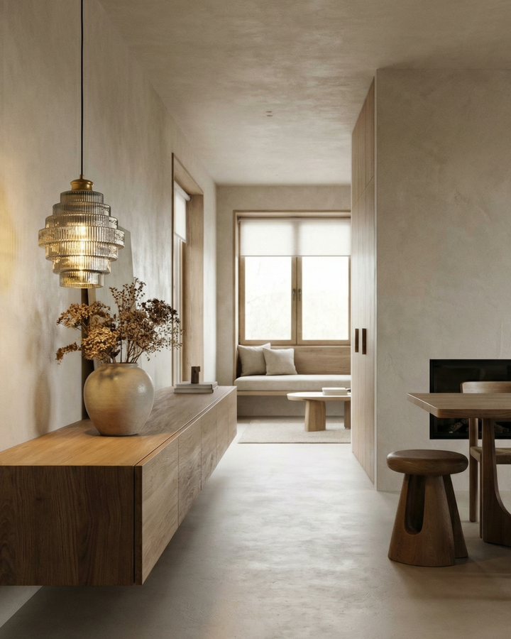 ÉclatAmbiente: Lampada a sospensione design – lampada in vetro dorato con forma sospesa, lussuosa per soggiorno e sala da pranzo