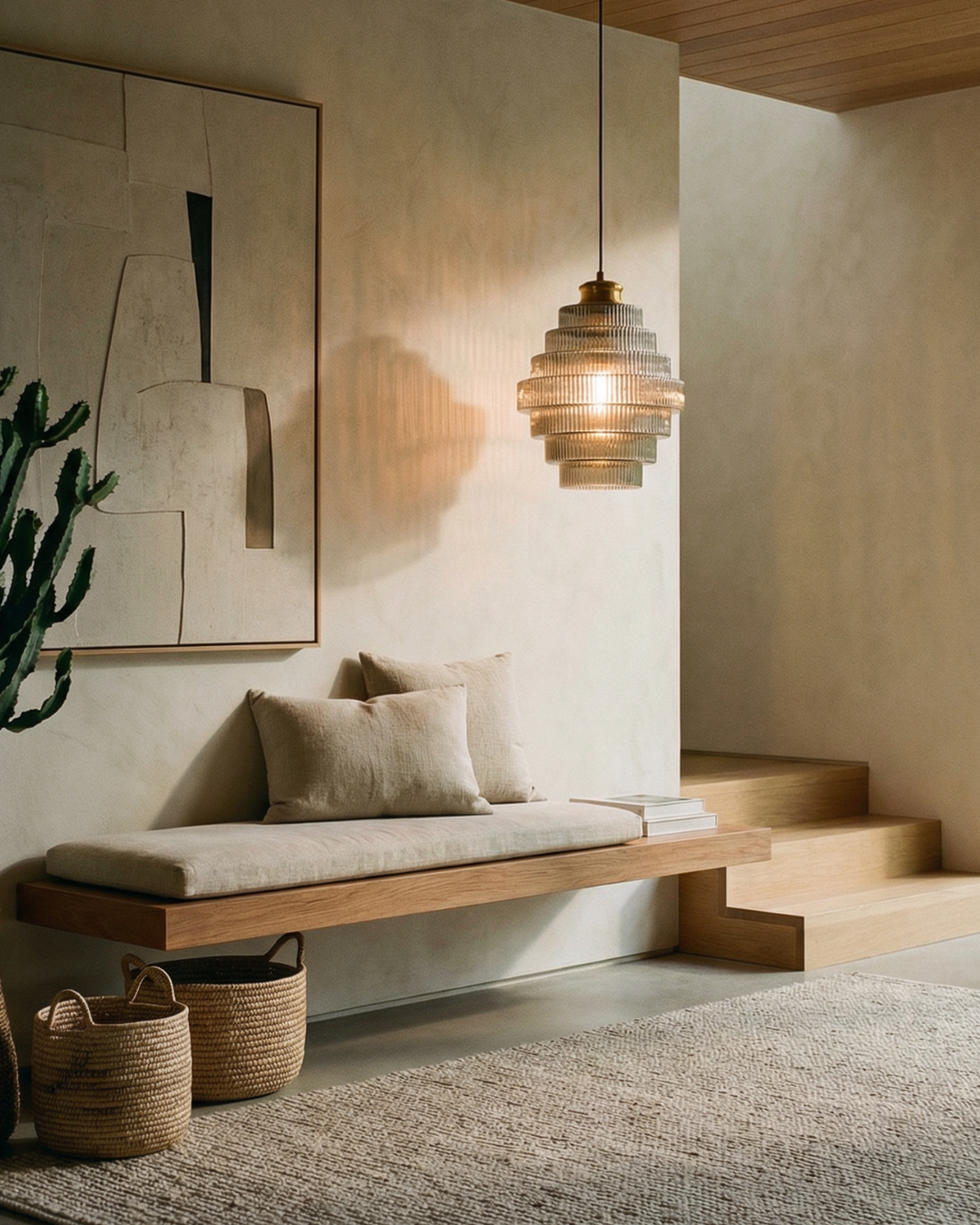 ÉclatAmbiente: Lampada a sospensione design – lampada in vetro dorato con forma sospesa, lussuosa per soggiorno e sala da pranzo